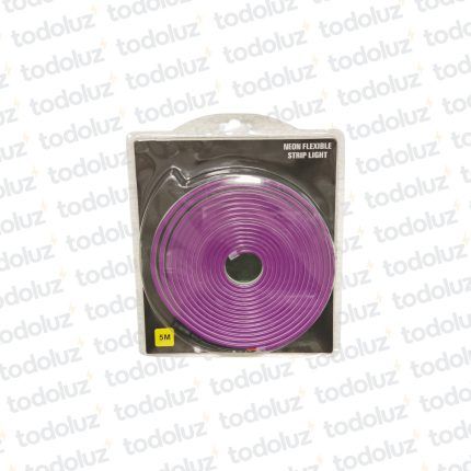 Manguera Led Neon 6mm Luz Violeta 12Vdc IP65 (x.Rollo/5m)