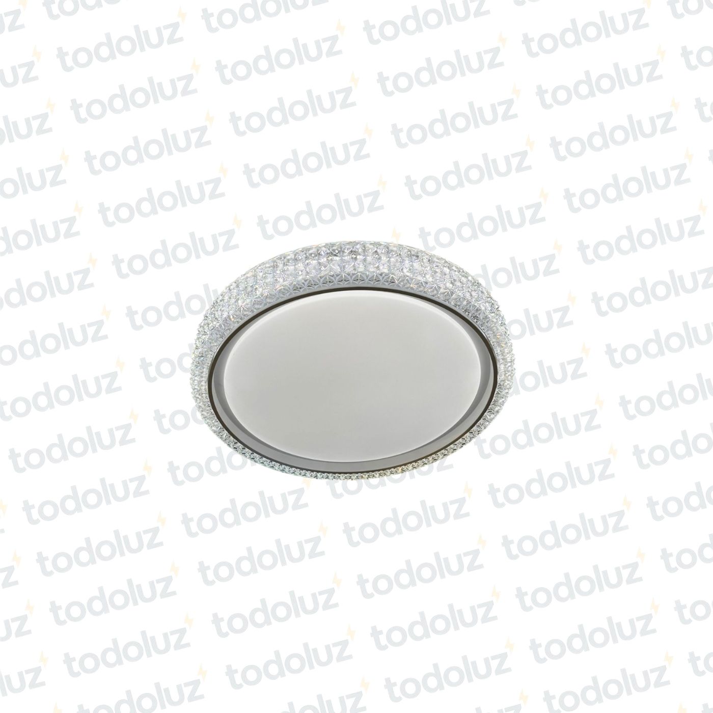 07e738b6-a440-469b-9983-18ce29656d5e-13209.jpg Plafon Circular Led Incorp. Efecto Diamante Acabado Blanco 20W Regulable c/ Control (51.172)