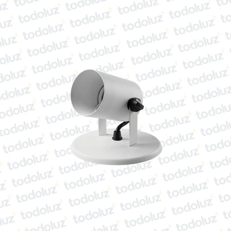 Spot Adosar Movil Redondo Blanco p/Lamp. Dicroica MR16 1*GU10