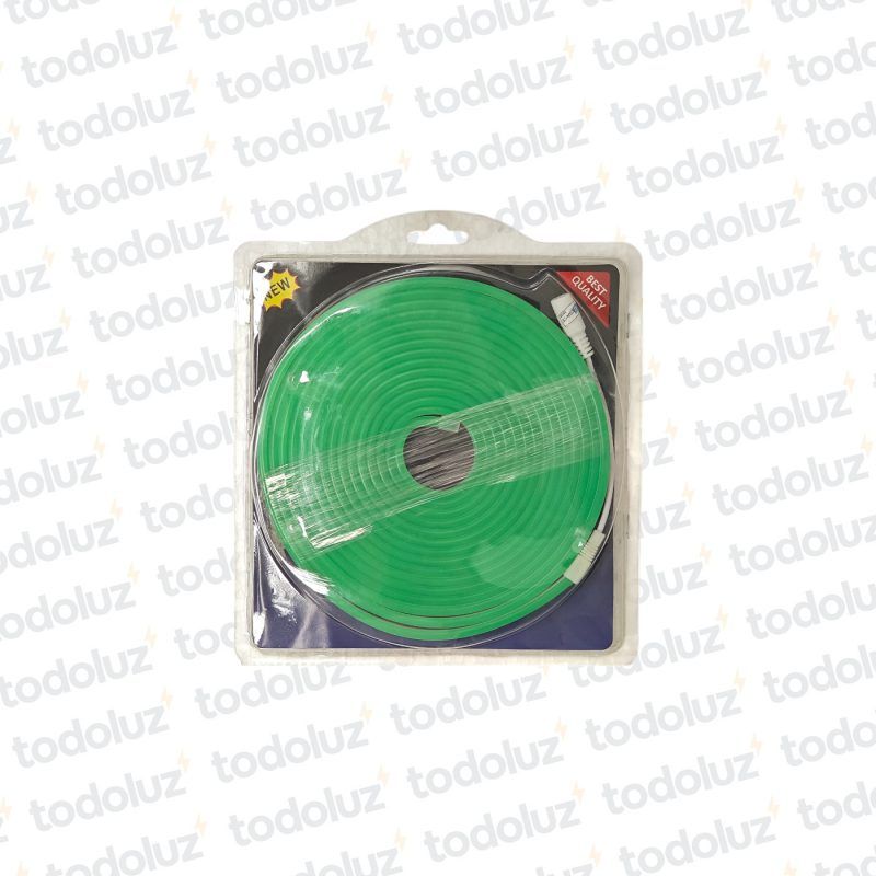 Manguera Led Neon 6mm Luz Verde 12Vdc IP65 (x.Rollo/5m)