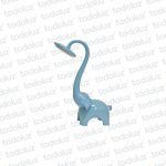 Luminaria de Mesa Elefante Celeste 6w 3Tonos 3Intensidades + Luz Noctura Nariz Movil 220Vac
