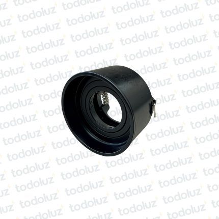 Spot Semi Embutir Redondo Negro MR16 1*GU10 (52.240)