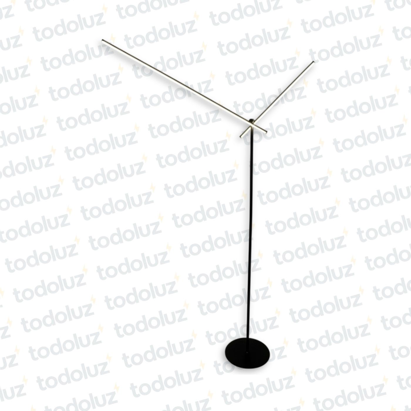 1fff437f-a77b-4819-8e2b-321bf42ad531-13211.jpg Luminaria de Pie Lineal 2 Vias Led Incorp. Acabado Negro 20W 6500°K (56.260)