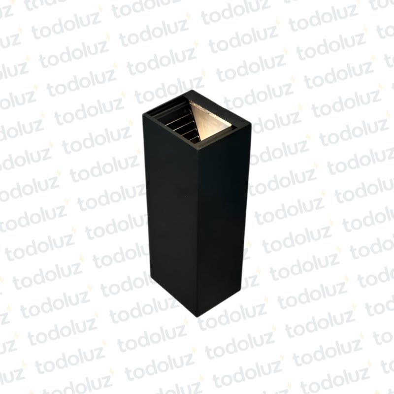 Aplique Ext. Bidireccional Rectangular 5W Luz Calida 3000°k 250lm Angulo de Abertura Ajustable 0-60° (57.476)