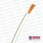 Cable Multifilar 6mm² Blanco 750V Antillama (x.1Metro) Inpaco