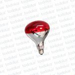 Lamp. Infrarrojo Dimerizable R125 150W E27 Luz Roja 1000°k 220Vac (terapeutico)