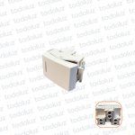 Mod. Int. 24mm (1mod) Combinacion 10A 250V Blanco Ek