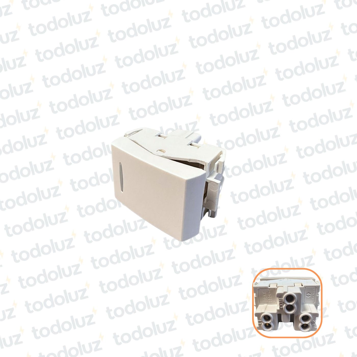 4253230a-9c9e-4779-a348-c2246fcf026c-11630.jpg Mod. Int. 24mm (1mod) Combinacion 10A 250V Blanco Ek