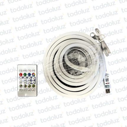 Manguera Led Neon 6mm Luz Multicolor RGB 5Vdc IP65 (x.Rollo/5m)