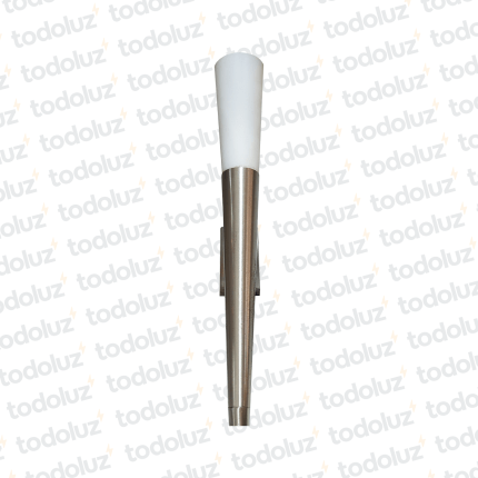 Aplique Aluminio tipo jabalina 1*E14 (50.193) (Liquidacion)