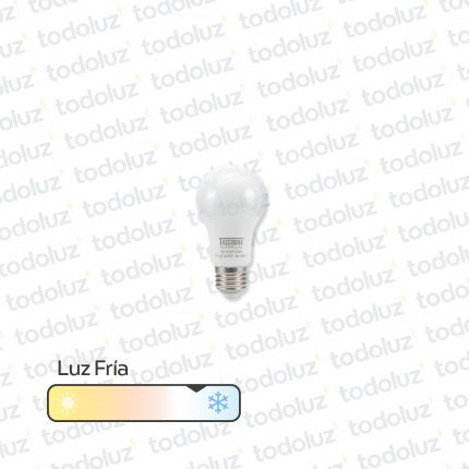 Lamp. Led Bulbo 12W 1018lm E27 Luz Fria 6500°k 220Vac Taschibra