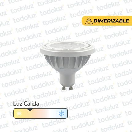 Lamp. Led Dimerizable AR111 15W 1200lm 38° GU10 Luz Calida 3000°k 220Vac