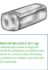 Masa de Vedacion para evitar fuga en explosion (500g)