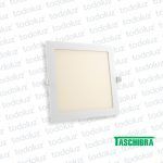 Panel Led Cuadrado p/ Embutir 18W Smart Luz Regulable Fria/Calida 220Vac Taschibra