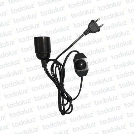 Prolongador (x.2Metros) E27 c/ Regulador Dimmer 220Vac
