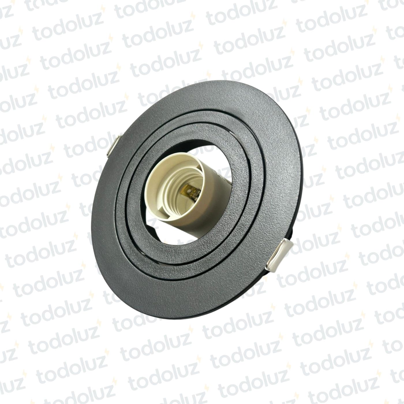6ffbc643-6d01-40aa-b53b-a2dfa921b254-12596-2.jpg Spot Embutir Redondo Plano Movil Negro p/ Lamp. Par20 1*E27