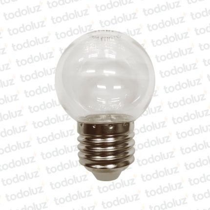 Lamp. Led Gota 1.5W E27 Luz Calida 3000°k Transp. 220Vac