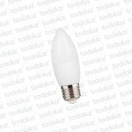 Lamp. Led Vela C37 7W 630lm E27 Luz Calida 3000°k Opal 220Vac