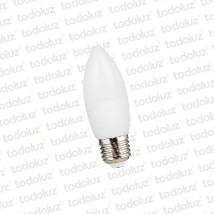 Lamp. Led Vela C37 7W 630lm E27 Luz Calida 3000°k Opal 220Vac