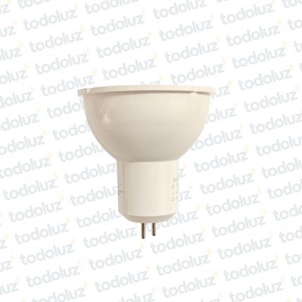 Lamp. Led Dicroica MR16 8W 640lm GU5.3 Luz Fria 6500°k 220Vac