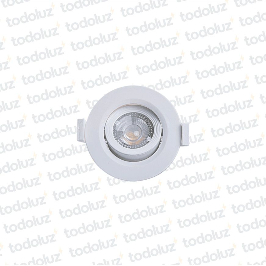 7790-interno-2b2d3b34987841d8a19379e345c645bb-1.jpeg Spot Led Redondo Movil p/ Embutir Borde Blanco 3W Luz Calida 3000°k