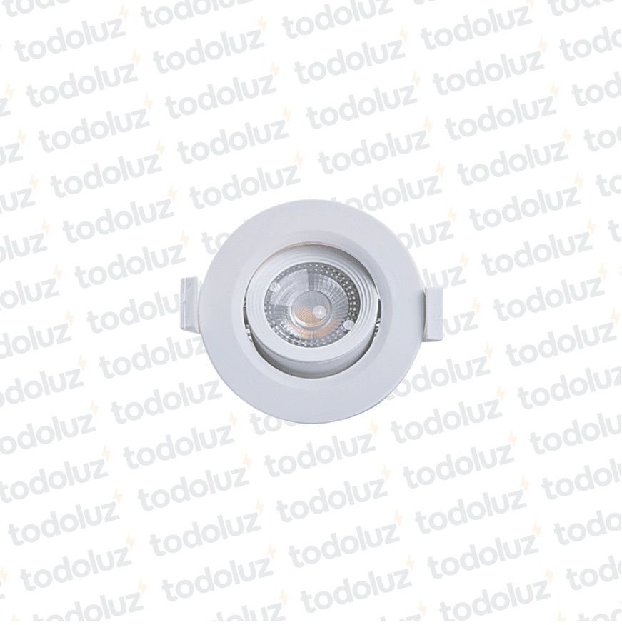 7792-interno-0a4e24e233e4415089de4e2f28c8f8f6-1.jpeg Spot Led Redondo Movil p/ Embutir Borde Blanco 5W Luz Calida 3000°k