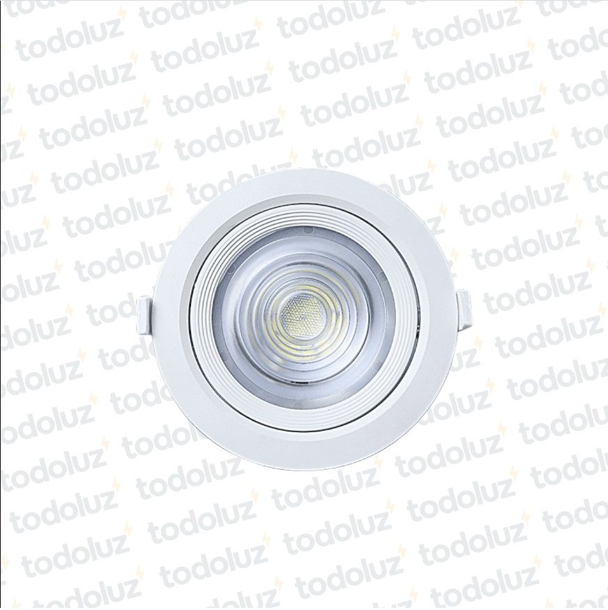 7796-interno-aeb603a4d6f740bc8caa118af4ad7314-1.jpeg Spot Led Redondo Movil p/ Embutir Borde Blanco 10W Luz Calida 3000°k