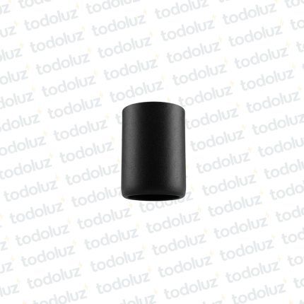 Spot Adosar Redondo Negro p/ Lamp. Dicroica MR16 1*GU10