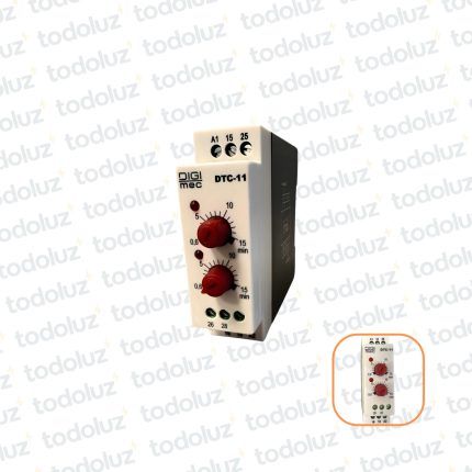 Rele Temporizador Ciclico 15min. 220Vac Digimec