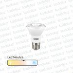 Lamp. Led Par20 7W E27 Luz Neutra 4000°k 220Vac