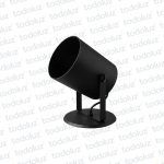 Spot Adosar Movil Redondo Negro p/Lamp. Par30 1*E27