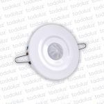 Sensor de Movimiento de Embutir p/ Techo 360° Blanco 220Vac Margirius
