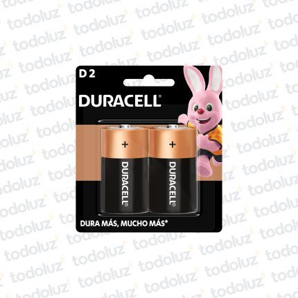 Pila Alcalina D (x.2unid) Duracell
