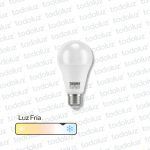 Lamp. Led Bulbo 17W 1507lm E27 Luz Fria 6500°k 220Vac Taschibra