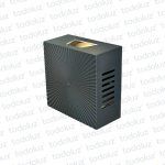 Aplique Ext. Bidireccional Cubo Negro Doble Diseño Luz Calida 3000°k (57.474)