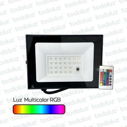 Proyector Led 30W Multicolor RGB c/ Control 220Vac