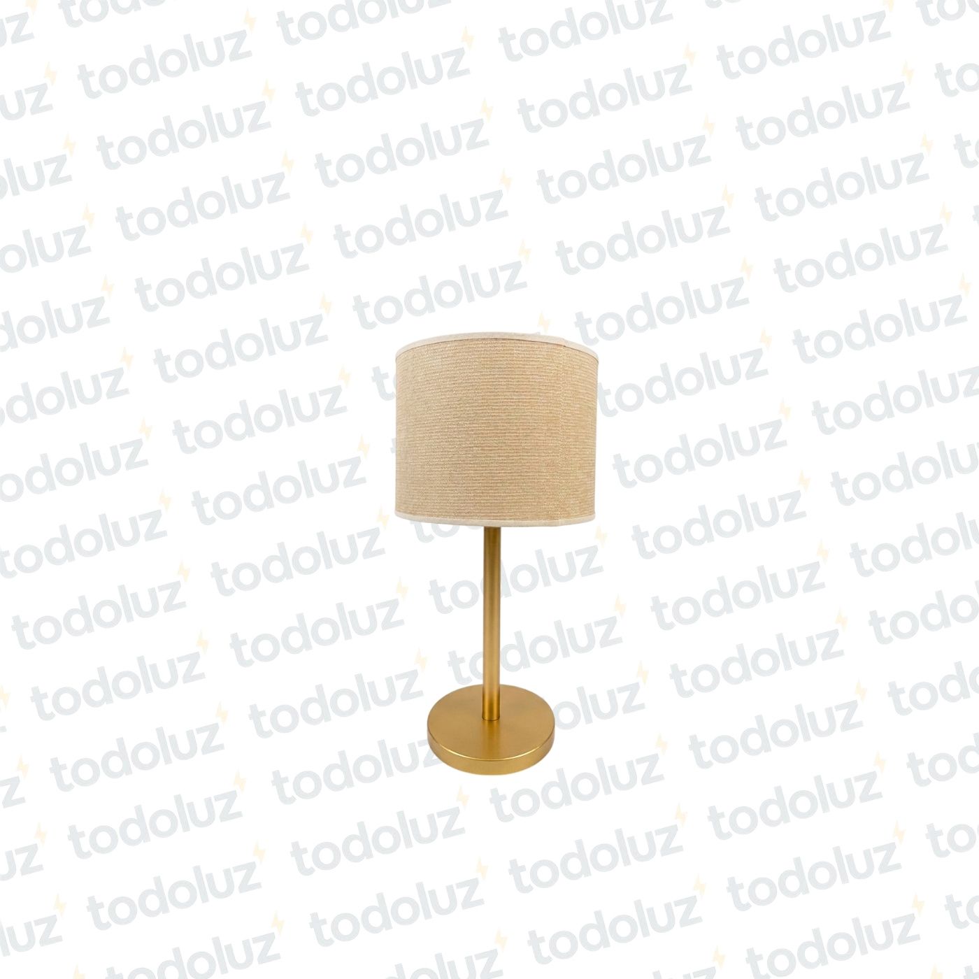affe6d0b-ffa8-4a9d-8fa0-857452fe8f85-13163.jpg Luminaria de Mesa 53cm Dorado Pantalla Circular Blanco Crudo (56.134)
