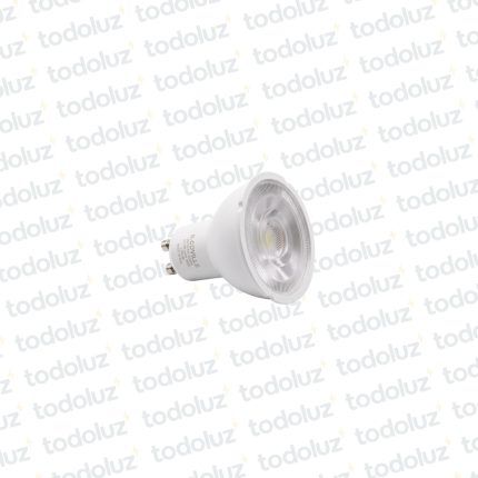 Lamp. Dicroica Led MR16 5W GU10 Luz Verde 220Vac