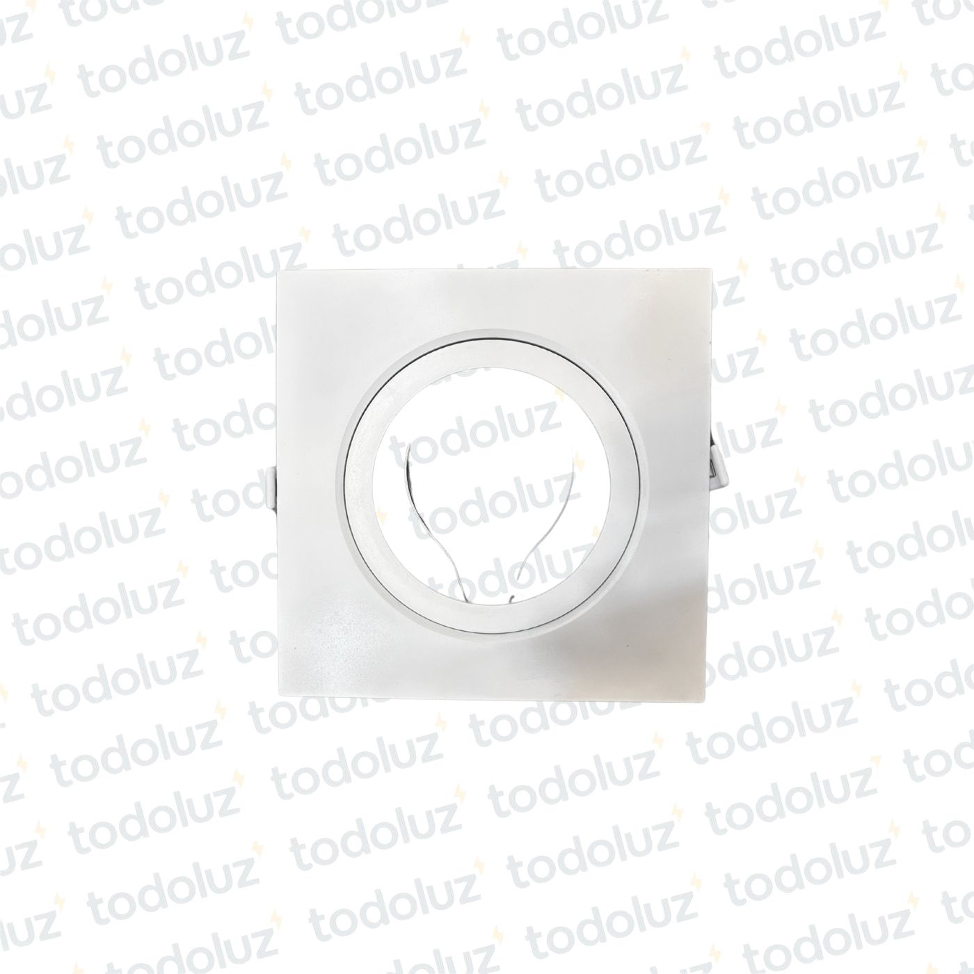 Spot Embutir Plano Movil Blanco p/ AR111 PVC (52.182) (LIQUIDACION)