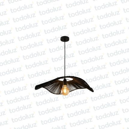 Colgante Ondulado Yute Negro 1*E27 (54.1153)