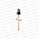 Lamp. Filamento Decor. Rigida Onda 4.8W 2200°K E27