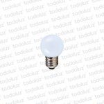 Lamp. Led Gota 1.5W E27 Luz Fria 6500°k Opal 220Vac