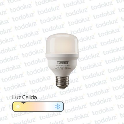 Lamp. Led Ultra 20W 1450lm E27 Luz Calida 3000°k 220Vac Taschibra