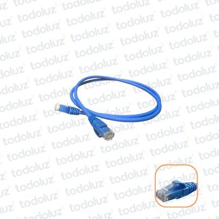 Patch Cord U/UTP Cat.6 (x.1mts) Azul