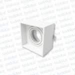 Spot Semi Embutir Cuadrado Blanco MR16 1*GU10 (52.239)