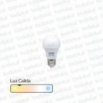 Lamp. Led Bulbo 12W 1018lm E27 Luz Calida 3000°k 220Vac Taschibra