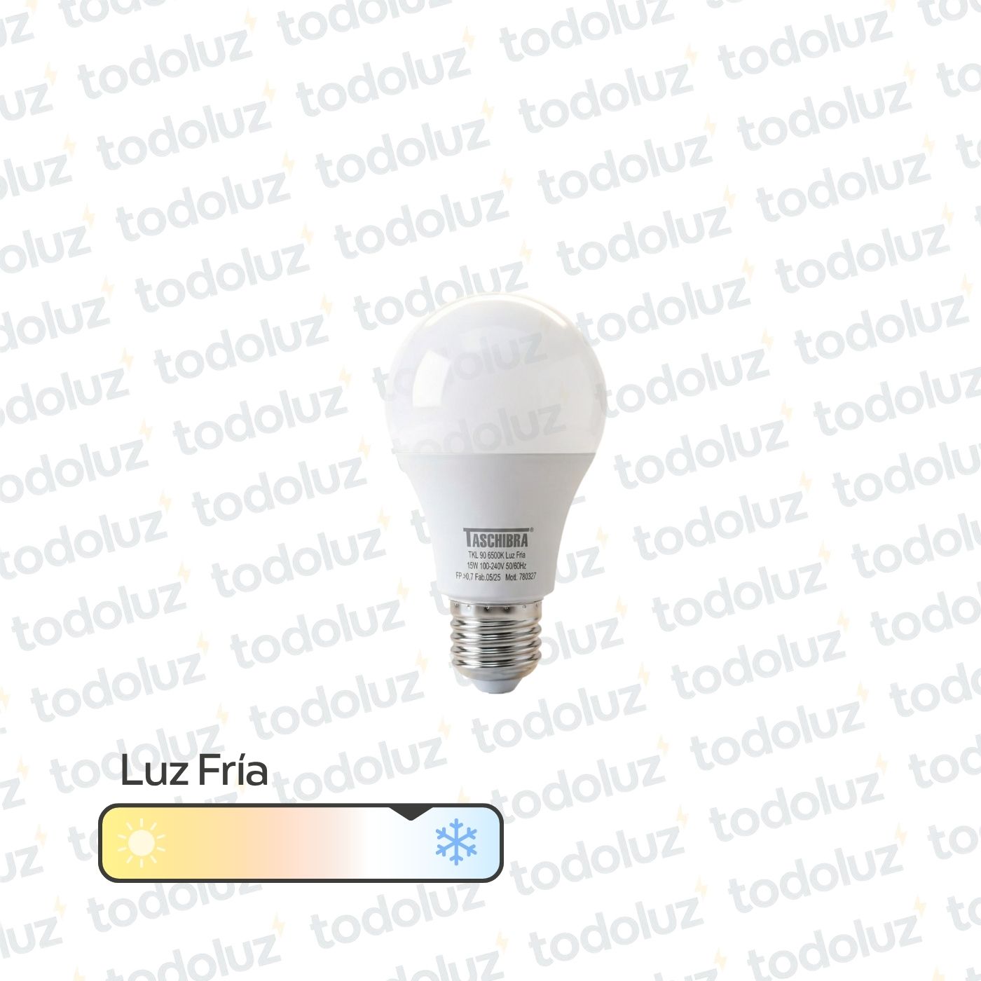 c8e301b9-3728-4ff1-895f-6a4b9ae8607d-6398-1.jpg Lamp. Led Bulbo 15W 1311lm E27 Luz Fria 6500°k 220Vac Taschibra