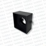 Spot Semi Embutir Cuadrado Negro MR16 1*GU10 (52.239)