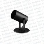 Spot Adosar Movil Redondo Negro p/Lamp. Par20 1*E27