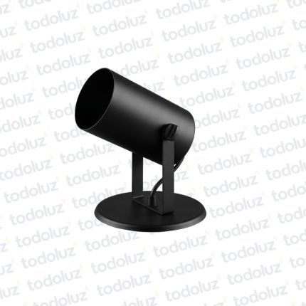 Spot Adosar Movil Redondo Negro p/Lamp. Par20 1*E27
